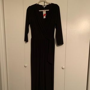 Black formal jumpsuit woman’s